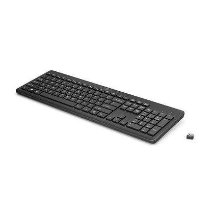 HP 230 Wireless Keyboard with 2.4GHz Wireless Connectivity and 12 Function Keys