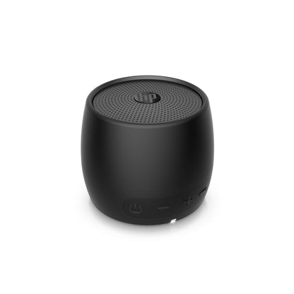 [RePacked] HP 360 Black Portable Bluetooth 5 IP54 Speaker with Built-in Microphone