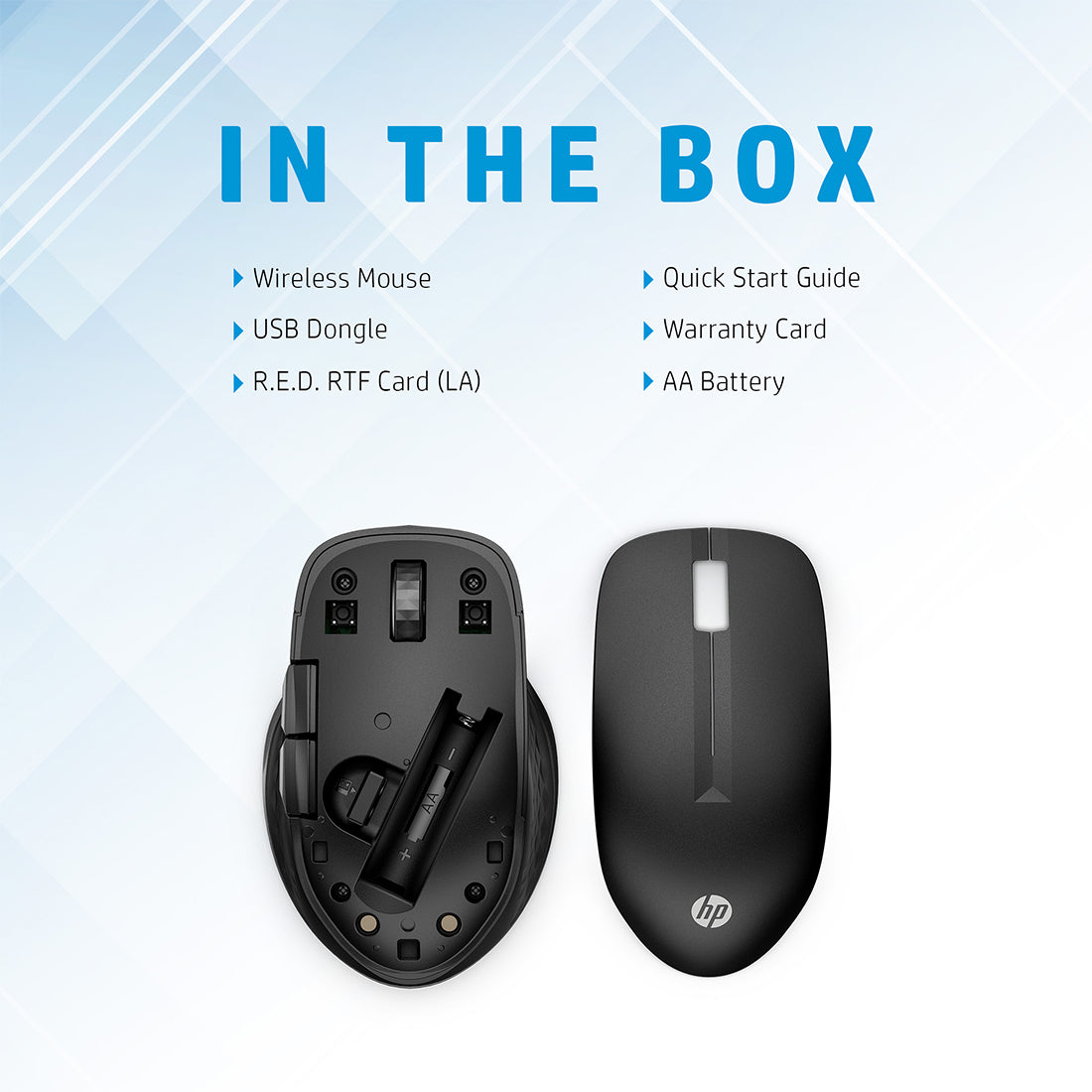 HP 430 Multi-Device Wireless Mouse with 4000 DPI and Multi Surface Tracking