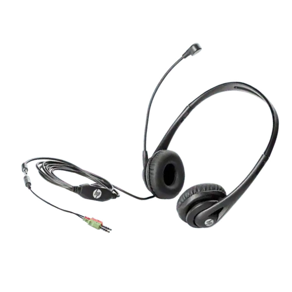 HP T4E61AA On-Ear Wired Business Headset v2 with In-line Microphone and Volume Controls