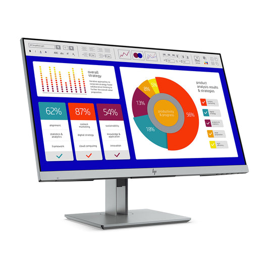 HP EliteDisplay E243p 23.8 inch 4K UHD Anti-glare Monitor with IPS Panel LED Backlit and USB 3.0 From TPS Technologies