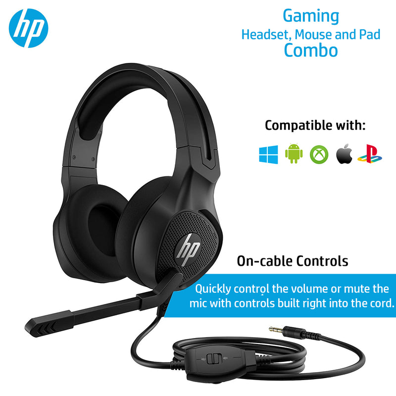 HP Gaming Combo -  Pavilion Headset, OMEN Mouse 400, Mousepad
