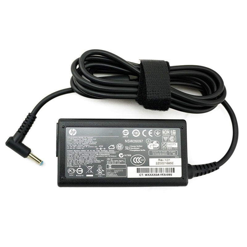 HP Original 45W 4.5mm Pin Smart AC Adapter for Spectre 13 Pro With Power Cord