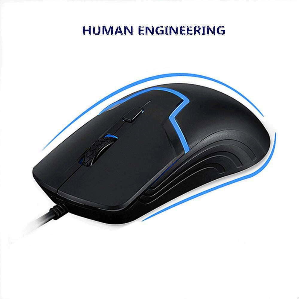 [RePacked] HP M100 Wired Optical Gaming Mouse with 3 Buttons and Adjustable DPI Up to 1600