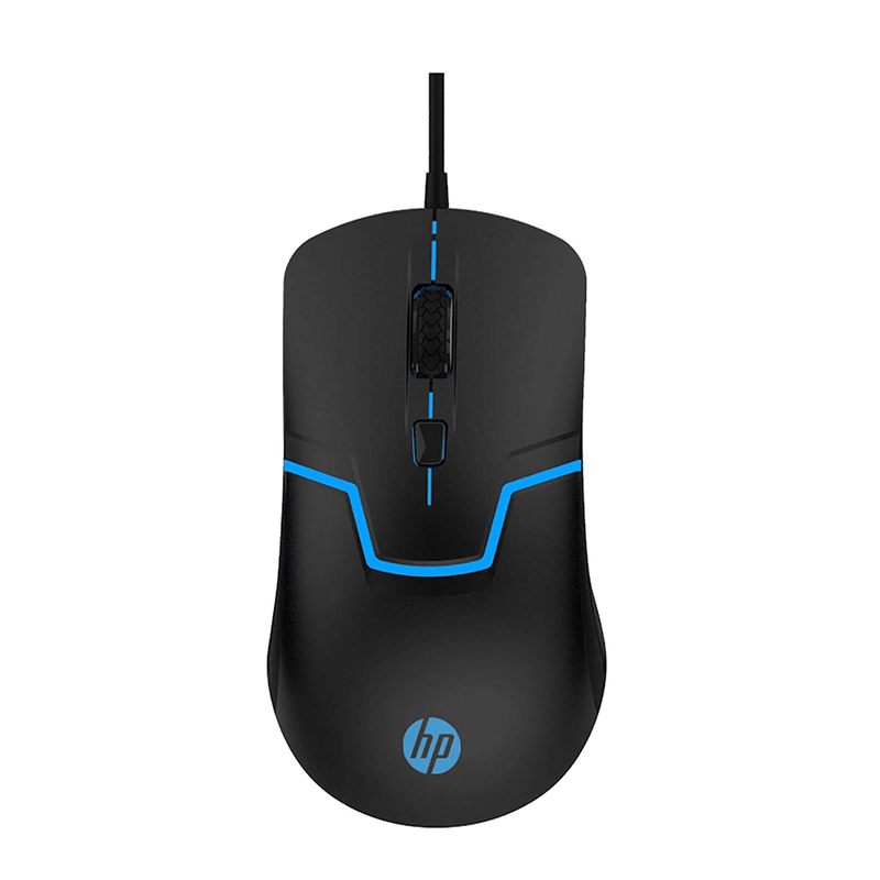 HP M100 Wired Optical Gaming Mouse with 3 Buttons and Adjustable DPI Up to 1600