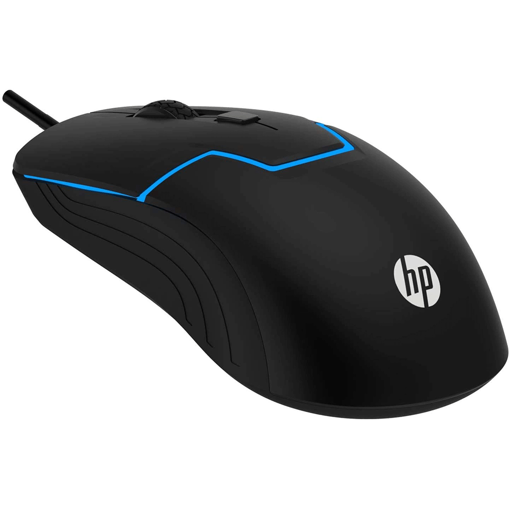 HP M100 Wired Optical Gaming Mouse with 3 Buttons and Adjustable DPI Up to 1600