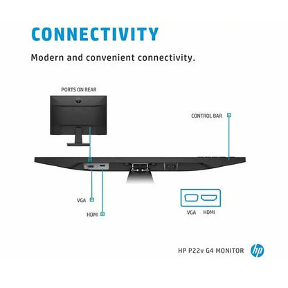 HP P22vb G4 21.5-inch Full-HD TN Monitor with Anti-glare and Low blue light mode