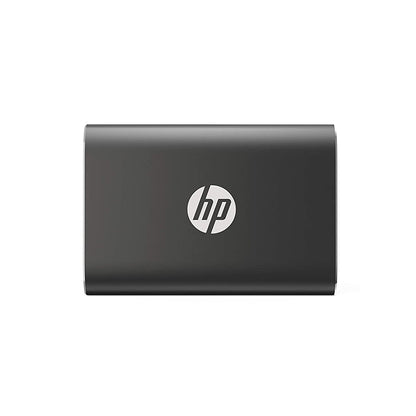 HP P500 250GB स्लीक पोर्टेबल टाइप-सी एक्सटर्नल सॉलिड स्टेट ड्राइव - काला