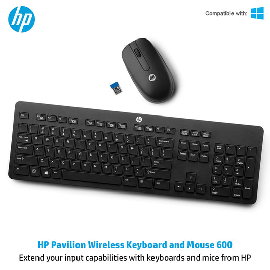 HP Pavilion 600 Wireless Keyboard and Mouse Combo