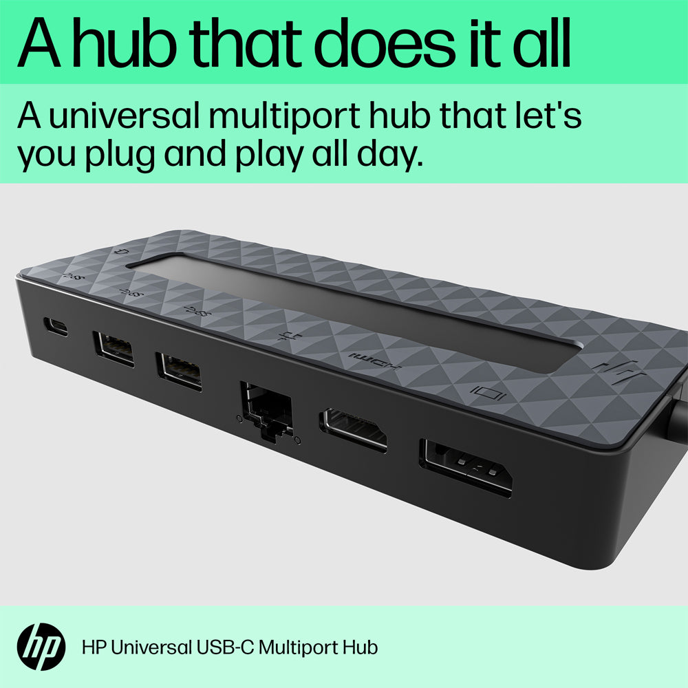 HP 50H55AA यूनिवर्सल USB-C मल्टीपोर्ट हब डॉकिंग स्टेशन
