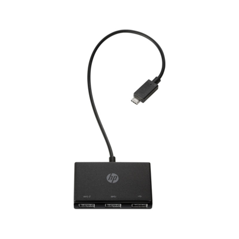 HP USB-C to USB-A Hub (Black)