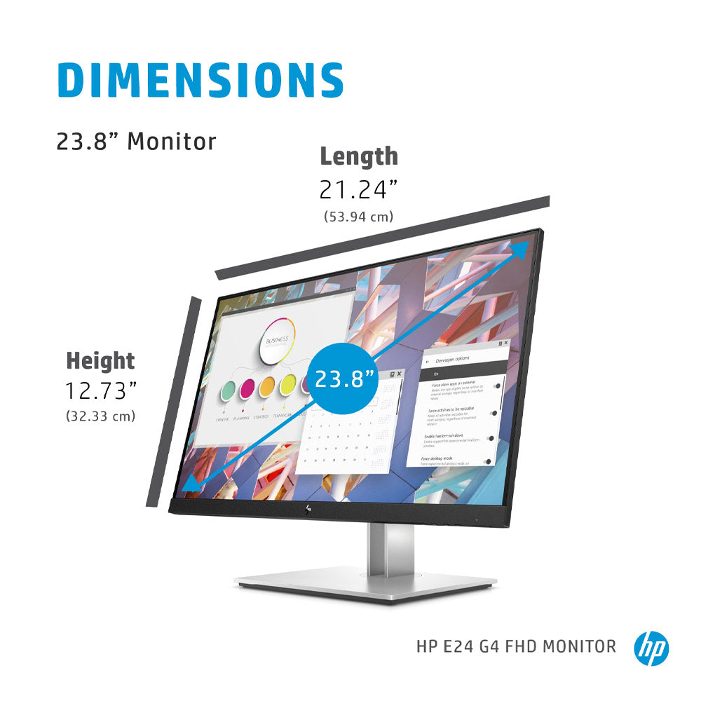 HP E24 G4 24-inch Full-HD IPS Monitor - tpstech.in