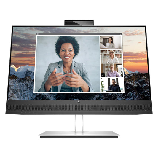 HP E24m G4 24-inch Full-HD IPS Conferencing Monitor with Built-in speakers and 5MP Webcam