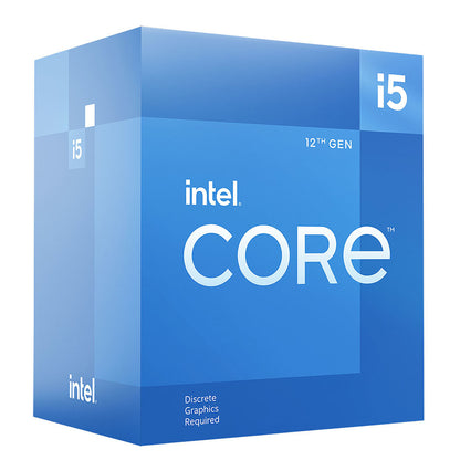 Intel Core 12th Gen i5-12400F LGA1700 डेस्कटॉप प्रोसेसर 6 कोर 4.4GHz तक 18MB कैशे