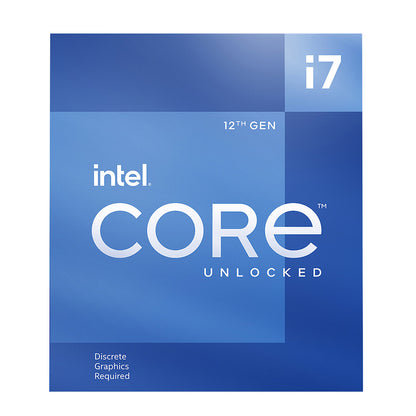 Intel Core 12th Gen i7-12700KF LGA1700 डेस्कटॉप प्रोसेसर 12 कोर 5.0GHz 25MB कैश तक