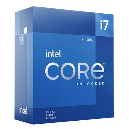 Intel Core 12th Gen i7-12700KF LGA1700 डेस्कटॉप प्रोसेसर 12 कोर 5.0GHz 25MB कैश तक