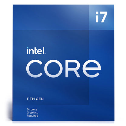 Intel Core 11th Gen i7-11700F LGA1200 डेस्कटॉप प्रोसेसर 8 कोर 4.9GHz तक 16MB कैशे