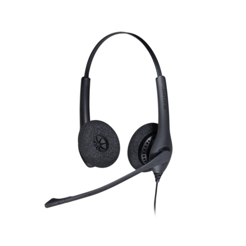 Jabra Biz 1100 Duo Wired Headset with USB Connectivity and Media Controls