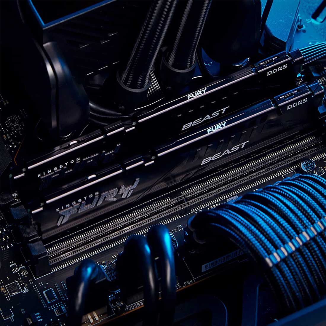 Kingston Fury Beast 32GB (2x 16GB) DDR5 RAM 6000MHz CL40 Desktop Gaming Memory