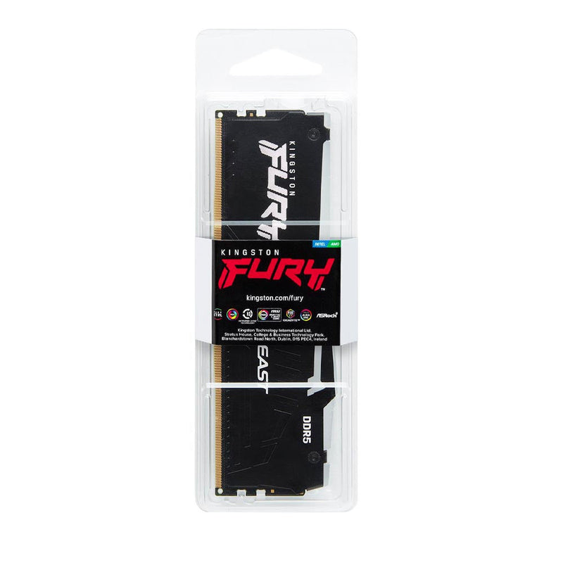 Kingston Fury Beast 16GB DDR5 RAM 6000MHz CL40 RGB Gaming Desktop Memory