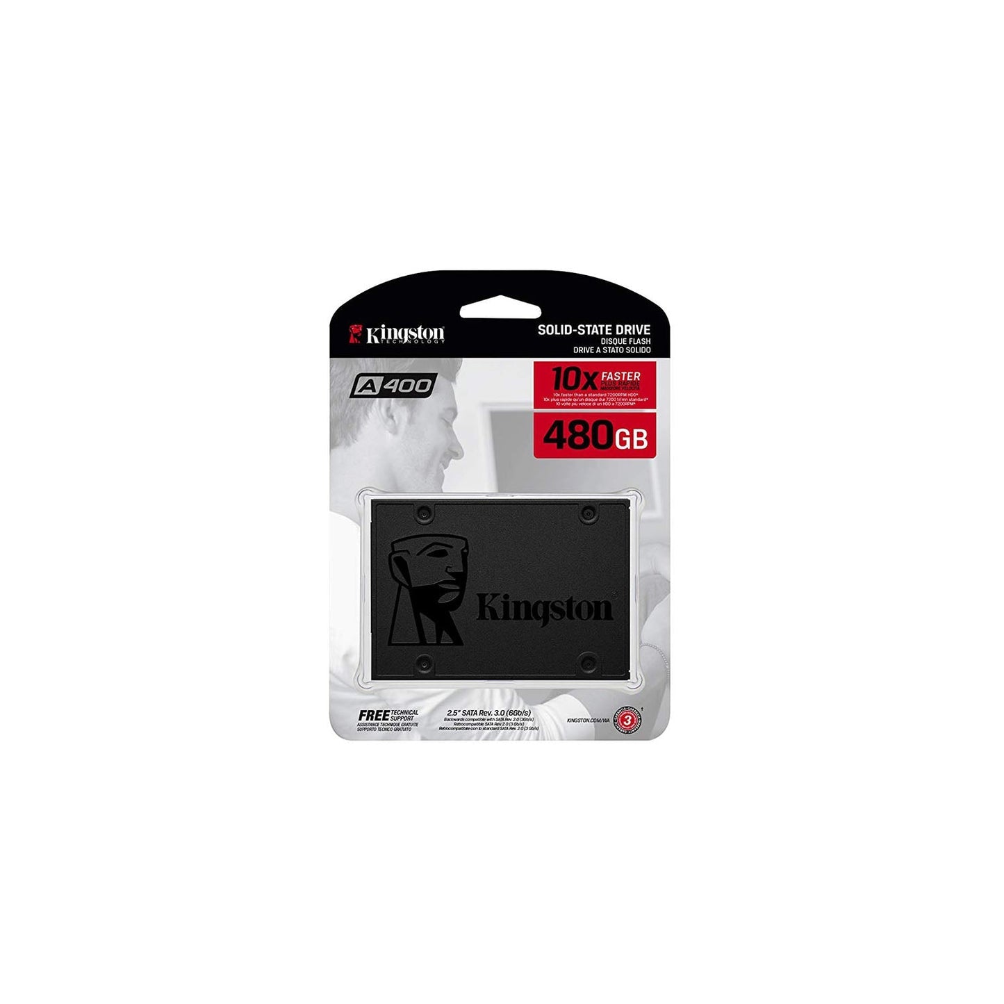 Kingston A400 480GB 2.5-inch SATA Internal Solid State Drive
