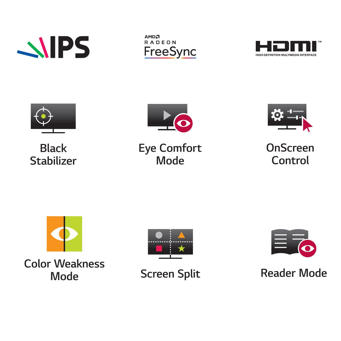 LG 22MP68VQ 22-inch Full-HD IPS Monitor