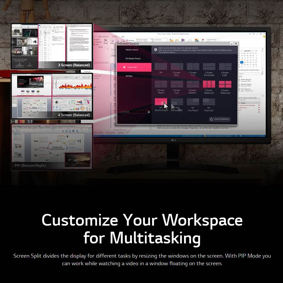 LG 22MP68VQ 22-inch Full-HD IPS Monitor