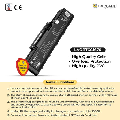 vhbw Batterie Compatible avec Acer Aspire 2930-734G32Mn, 2930-844G32Mn, 2930G, 2930Z, 2930Z-322G25Mn Ordinateur Portable (8800mAh, 11,1V, Li-ION vhbw Batterie Compatible avec Acer Aspire 2930-734G32Mn, 2930-844G32Mn, 2930G, 2930Z, 2930Z-322G25Mn Ordinateur Portable (8800mAh, 11,1V, Li-ION