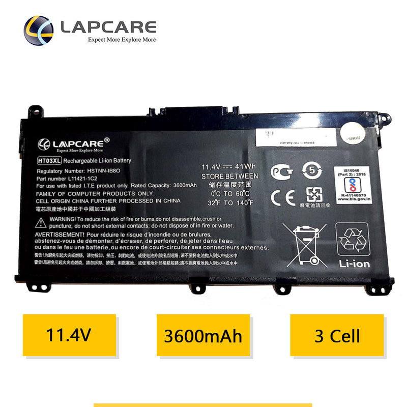 Lapcare_LHOBTHT7357_3600mAh_HT03XL_Laptop_Battery_From_The_Peripheral_Store