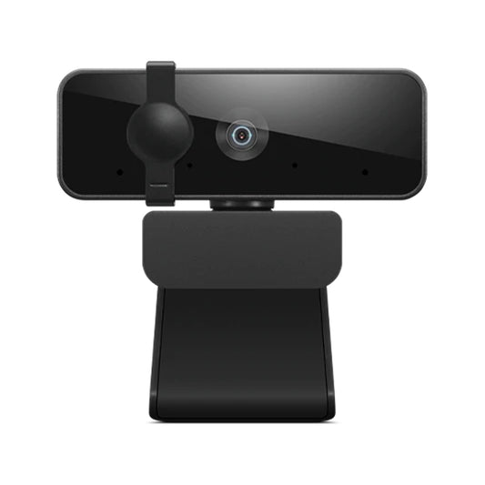 Lenovo एसेंशियल फ़ुल HD वेब कैमरा दो बिल्ट-इन माइक्रोफ़ोन और वाइड एंगल के साथ