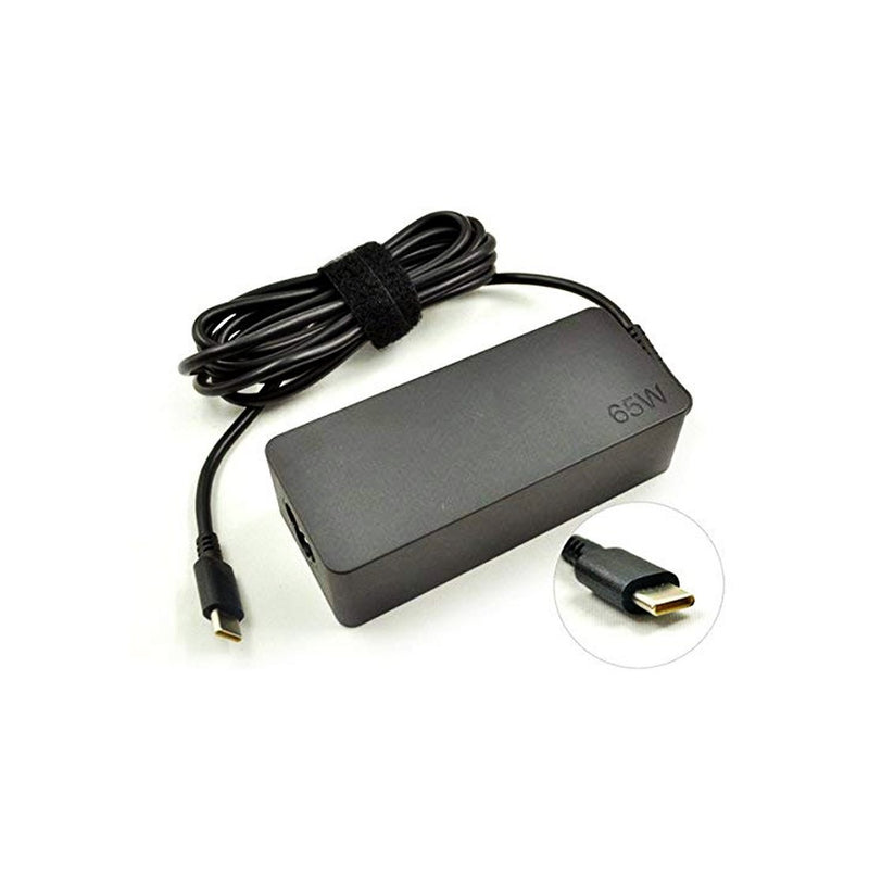 Lenovo Original 65W 20V 3.25A Type C Adapter Charger for ThinkPad L590 With Power Cord