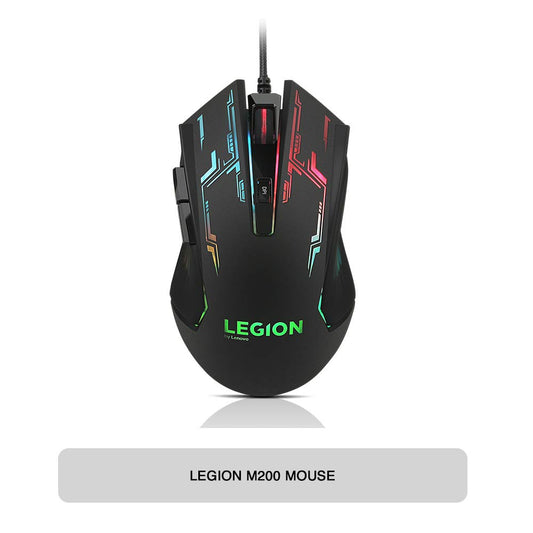 Lenovo Legion M200 RGB Wired Optical Gaming Mouse with 5 Buttons and Ambidextrous Design