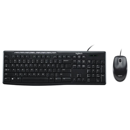 Logitech MK200 Multimedia Wired Keyboard and Mouse Combo
