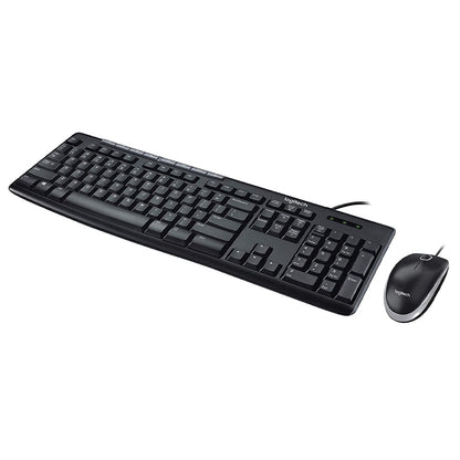 Logitech MK200 Multimedia Wired Keyboard and Mouse Combo