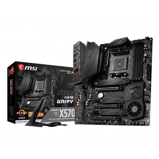 MSI MEG X570 UNIFY AMD AM4 ATX Motherboard From TPS Technologies