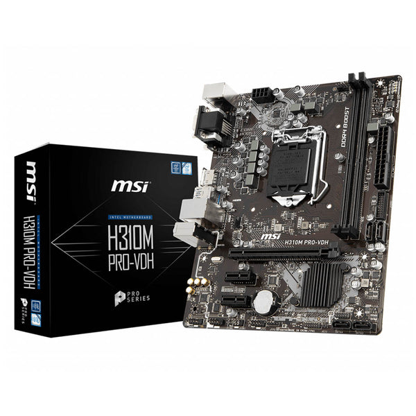 [RePacked] MSI H310M PRO-VDH LGA 1151 Micro ATX Motherboard with Core Boost and DDR4 Boost