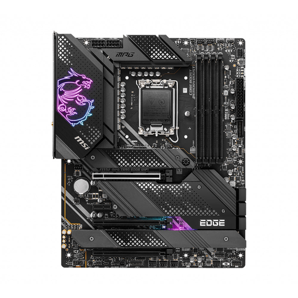 MSI MPG Z690 EDGE WIFI DDR5 Intel Z690 LGA 1700 ATX Motherboard with PCIe 5.0 and 4 M.2 Slot
