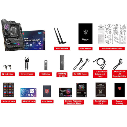 MSI MPG Z690 EDGE WIFI DDR5 Intel Z690 LGA 1700 ATX Motherboard with PCIe 5.0 and 4 M.2 Slot