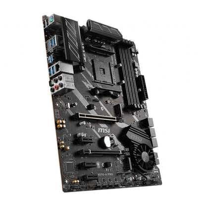 MSI X570-A Pro AMD AM4 सॉकेट ATX गेमिंग मदरबोर्ड PCIe 4.0 और M.2 के साथ