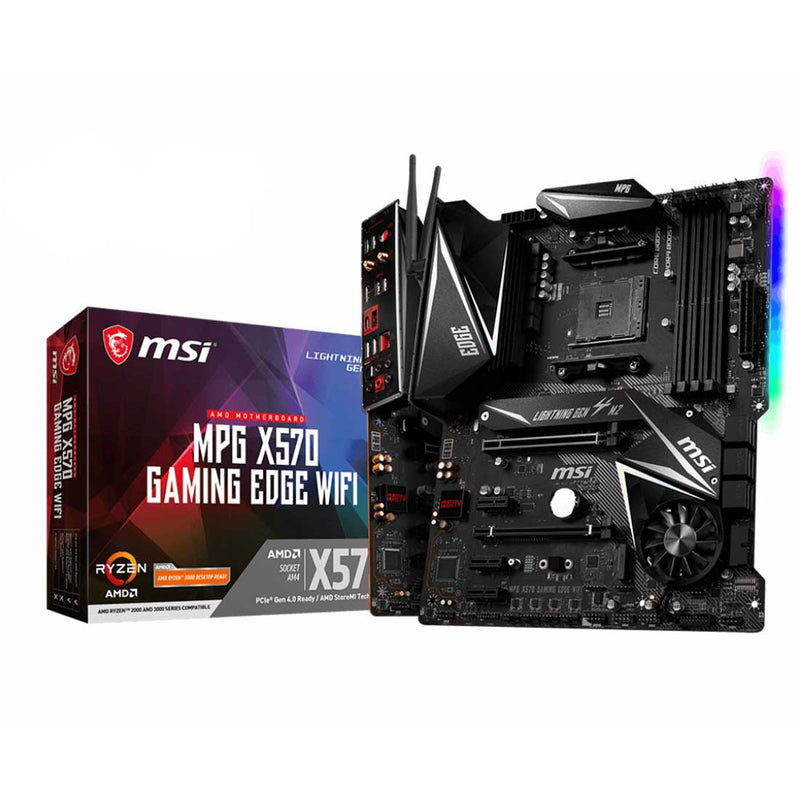 [RePacked] MSI MPG X570 Gaming Edge WiFi AM4 Dual Channel DDR4 Motherboard with Mystic Light Sync