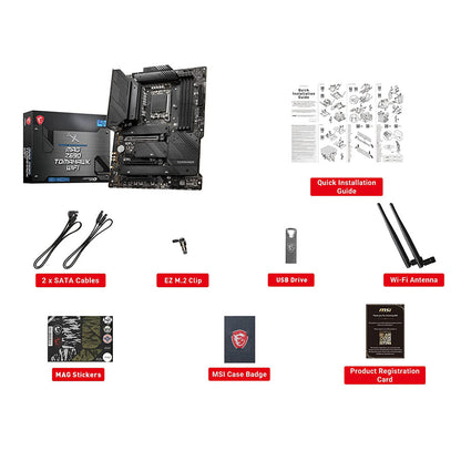 MSI MAG Z690 TOMAHAWK WIFI DDR5 Intel Z690 LGA 1700 ATX Motherboard with PCIe 5.0 and 4 M.2 Slot