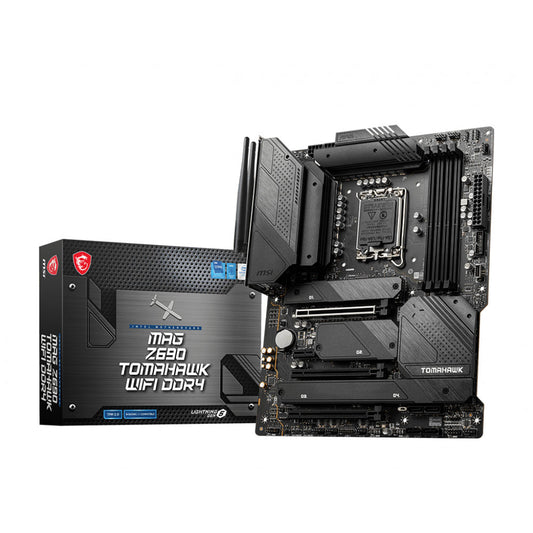 MSI MAG Z690 TOMAHAWK WIFI DDR4 Intel Z690 LGA 1700 ATX Motherboard with PCIe 5.0 and 4 M.2 Slot