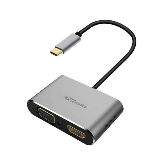 Portronics Mport 4C1 Hub with 4-In-1 USB-C  and Fast Charging