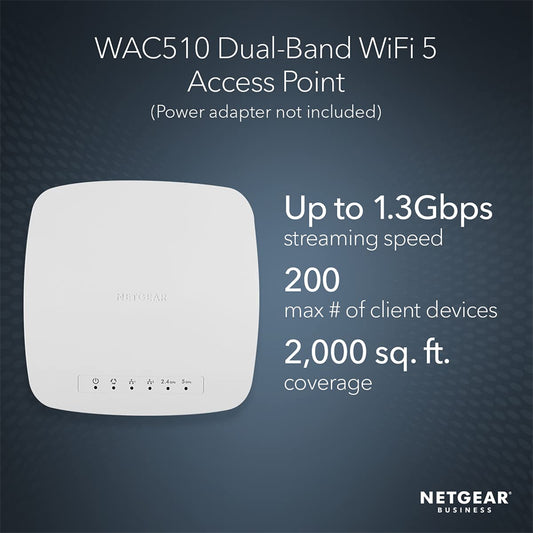 NETGEAR AC1300 Dual Band PoE Insight Managed Smart Cloud Wireless Access Router