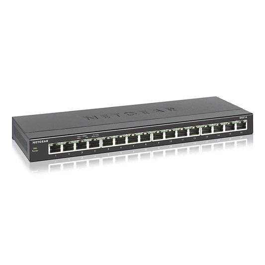 NETGEAR GS316 16-Port Gigabit Ethernet Unmanaged Network Hub