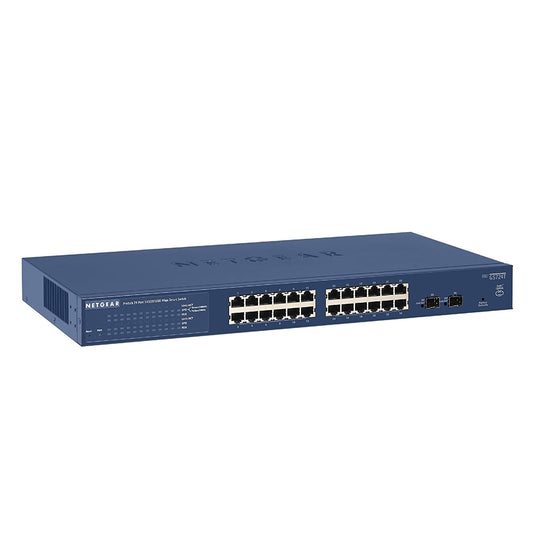NETGEAR GS724T 24-Port Gigabit Ethernet Network Hub with 2 Dedicated SFP Ports