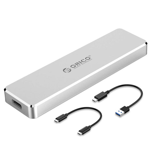 ORICO PCM2 Mini Push-open M.2 SSD Enclosure with M.2 M-Key and USB 3.1 Type C - Silver