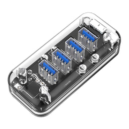 ORICO F4U-U3 4 Port USB3.0 Transparent HUB with USB3.0 Type-A