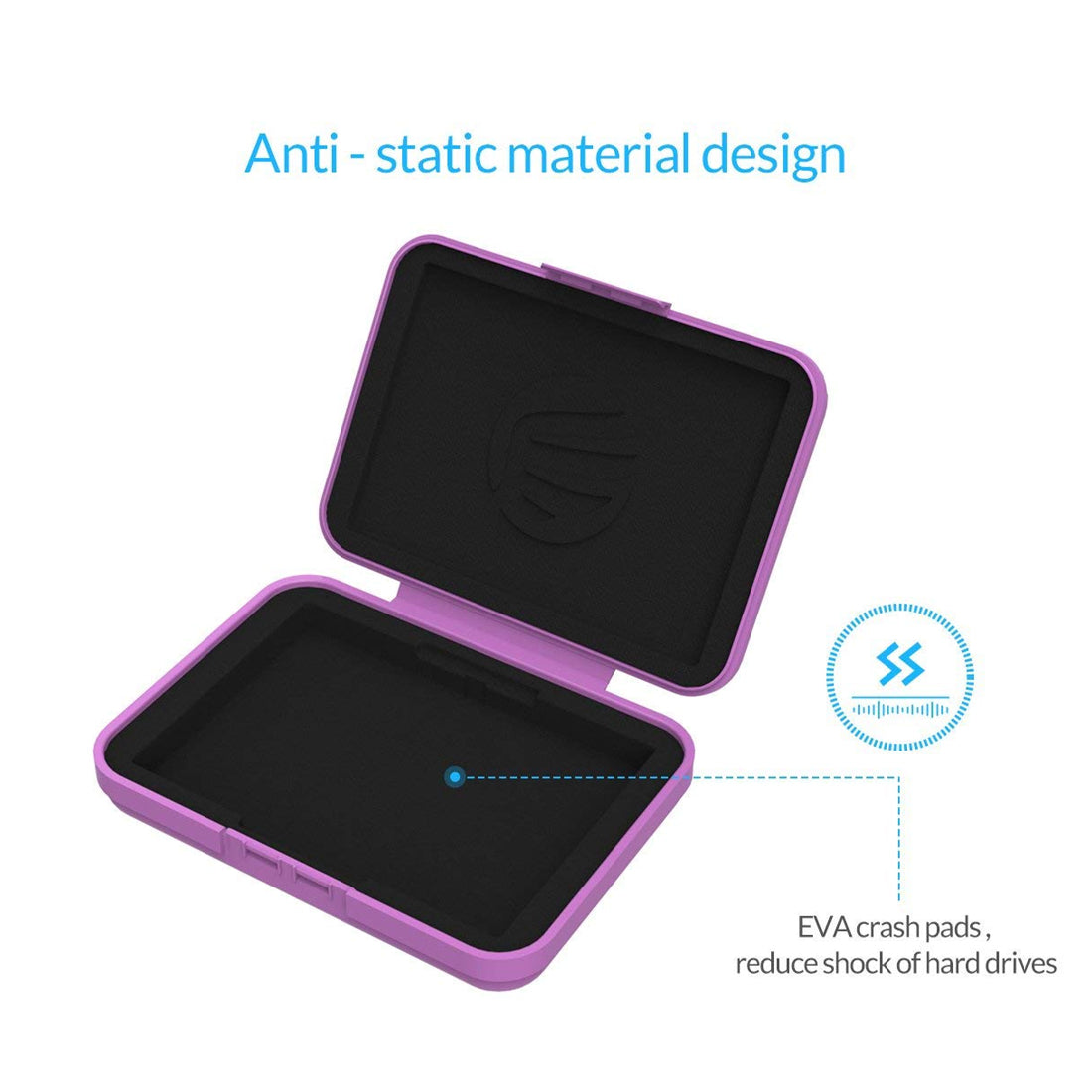 ORICO PHX35 3.5 inch Hard Drive Shock Proof Protective Storage Box - Pack of 5