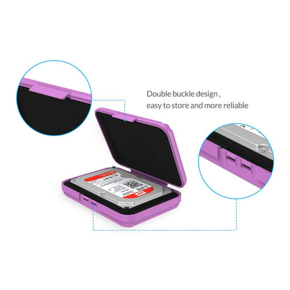 ORICO PHX35 3.5 inch Hard Drive Shock Proof Protective Storage Box - Pack of 5